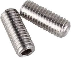10 x 20mm Hex Stainless Steel Setscrews 100pcs.